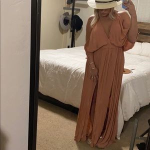 Tiarre Hawaii raw cut dress